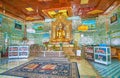 Interior of the Image House of Soon Oo Ponya Shin Paya, Sagaing