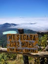 SAGARA MOUNT PEAK. GARUT, INDONESIA Royalty Free Stock Photo