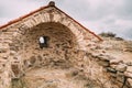 Sagarejo Municipality, Kakheti region, Georgia. Church of the Resurrection In Ancient David Gareja Monastery Complex.