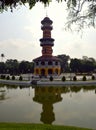 Sages Lookout in Garden Bang Pa-In Royal Palace Royalty Free Stock Photo