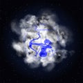 Sagittarius Astrology constellation of the zodiac smoke