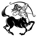 Sagittarius Centaur Horoscope Zodiac Sign Royalty Free Stock Photo