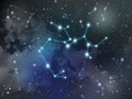 Sagittarius constellation star Zodiac Royalty Free Stock Photo