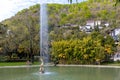 Sagittarius fontain at Primorski park in Gagra, Abkhazia, Georgia Royalty Free Stock Photo