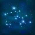 Sagittarius Realistic Constellation Zodiac Sign Royalty Free Stock Photo