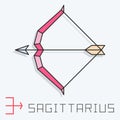 Sagittarius sign Royalty Free Stock Photo