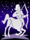 Sagittarius zodiac sign Royalty Free Stock Photo