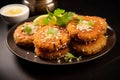 Sago delight Sabudana wada or vada, a classic Indian snack