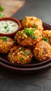 Sago delight Sabudana wada or vada, a classic Indian snack