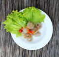 Sago Thais food. Royalty Free Stock Photo