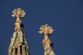 Sagrada famila towers ornaments