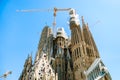 Sagrada Familia. Basilica and Expiatory Church of the Holy Family Royalty Free Stock Photo