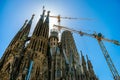 Sagrada Familia. Basilica and Expiatory Church of the Holy Family Royalty Free Stock Photo