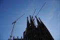 Sagrada Familia construction Site at Barcelona Royalty Free Stock Photo