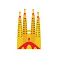 sagrada familia. Vector illustration decorative design