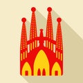 Sagrada Familia. Vector illustration