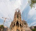 Sagrada FamÃÂ­lia, Barcelona, Spain.