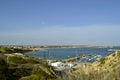 Sagres harbour on the Algarve, Portugal Royalty Free Stock Photo