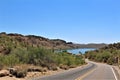 Saguaro Lake, Reservoir, Salt River, Tonto National Forest, Arizona, United States Royalty Free Stock Photo