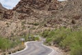 Saguaro National Park - Gates Pass road Royalty Free Stock Photo