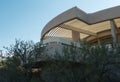 Saguaro National Park, visitor center shade Royalty Free Stock Photo