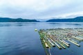 Saguenay fjord in L-Anse-de-Roche, Quebec Royalty Free Stock Photo