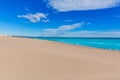 Sagunto beach in Valencia in sunny day in Spain Royalty Free Stock Photo