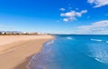 Sagunto beach in Valencia in sunny day in Spain Royalty Free Stock Photo