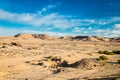 The Sahara desert along the coast of the Red Sea, Egypt, Africa Royalty Free Stock Photo