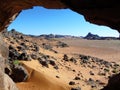 Sahara desert cave Royalty Free Stock Photo