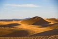 Sahara desert dunes Royalty Free Stock Photo