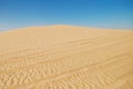 Sahara desert landscape Royalty Free Stock Photo