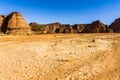 Sahara desert.    Tassili nAjjer National Park,  Algeria,  Africa Royalty Free Stock Photo