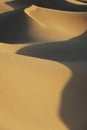 Sahara desert sand dunes. Royalty Free Stock Photo