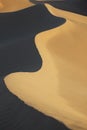 Sahara desert sand dunes, Morocco. Royalty Free Stock Photo