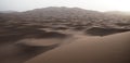 Sahara desert sand dunes in Morocco