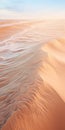 Sahara Desert: Sand Slicks And Waves In Hyper-realistic Water