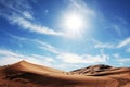 Sahara desert_001 Royalty Free Stock Photo