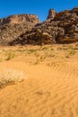 Sahara desert.    Tassili nAjjer National Park,  Algeria,  Africa Royalty Free Stock Photo