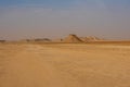 Sahara desert in Tunisia, North Africa. Beautiful landscape sand and dunes. Royalty Free Stock Photo