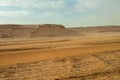 Sahara desert in Tunisia, North Africa. Beautiful landscape sand and dunes. Royalty Free Stock Photo