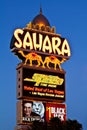 Sahara Hotel-Casino Sign The Las Vegas Strip