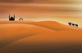 Sahara illustration Royalty Free Stock Photo