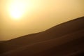 Sahara sunset. Erg Chebbi, Sahara, Morocco