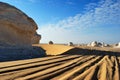 Sahara, White desert, Egypt Royalty Free Stock Photo