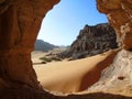 Saharan cave Royalty Free Stock Photo