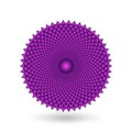 Sahasrara crown chakra is lotus flower with 1000 petals