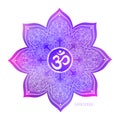 The Soul Star Chakra symbol vector illustration. For logo yoga healing