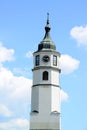 Sahat kula (clock tower) at Kalemegdan fortress in Belgrade, Serbia Royalty Free Stock Photo