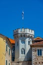 Sahat Kula tower in the old town of Herceg Novi, Montenegro